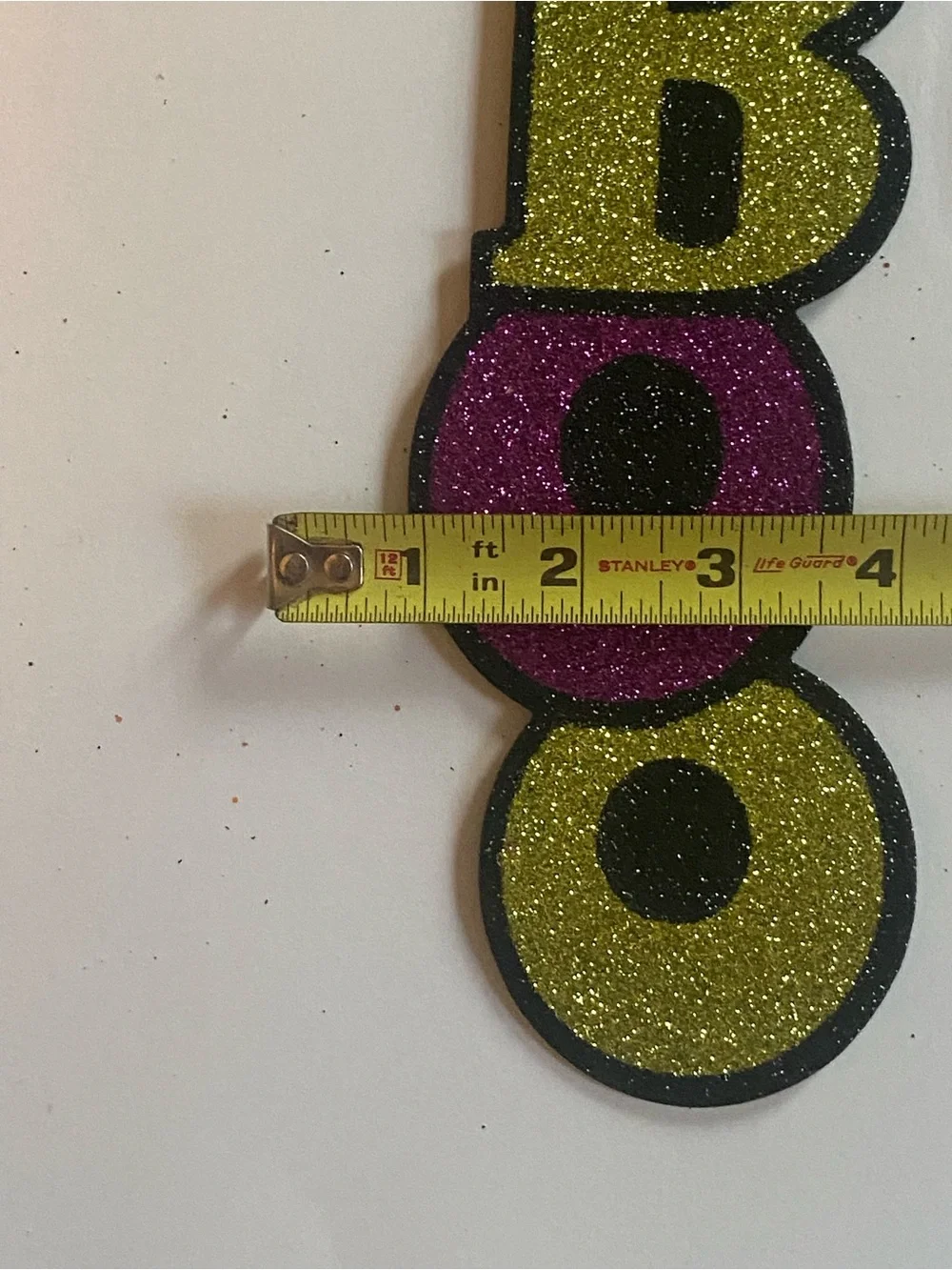 Unlisted Purple & Gold Glitter 'BOO' Spider Wall Hanging